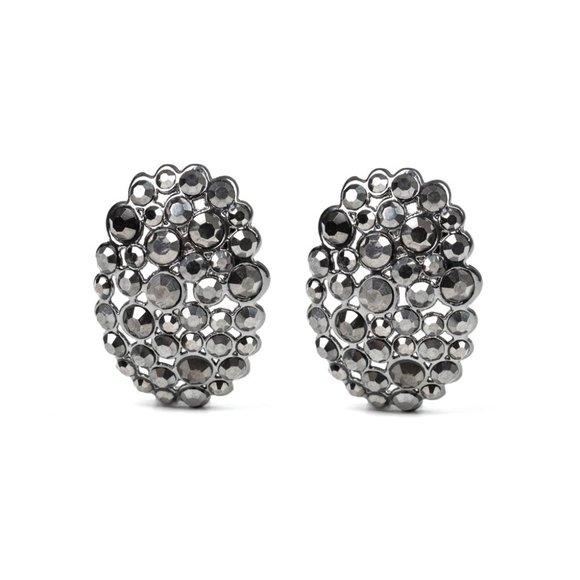Daring Dazzle - Black Earring